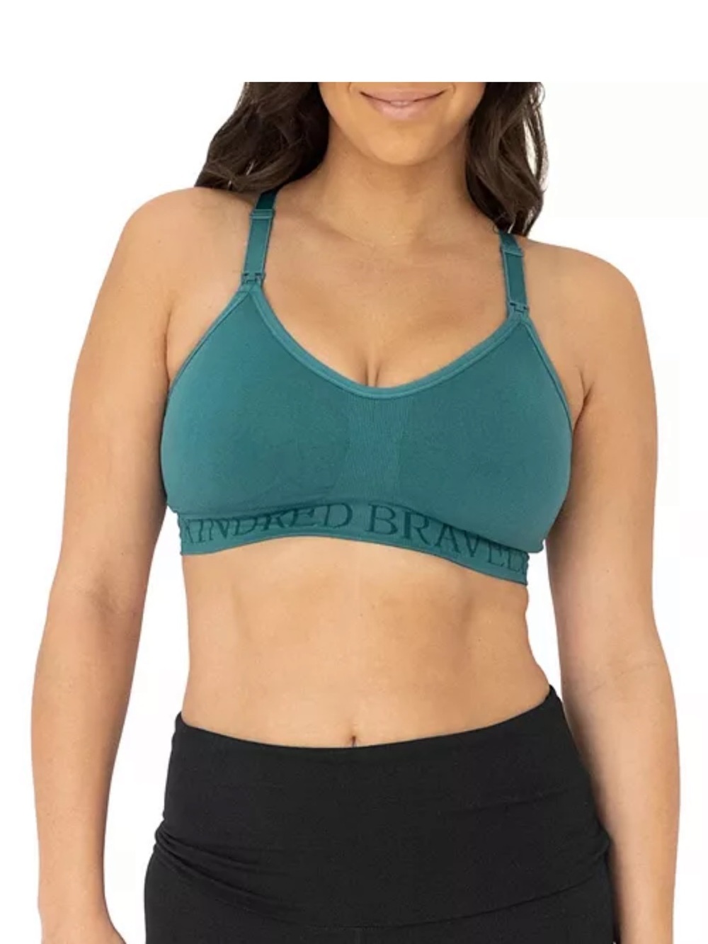 Kindred Bravely Size 1X Nursing Sports Bra with Clip-Down Adjustable Straps